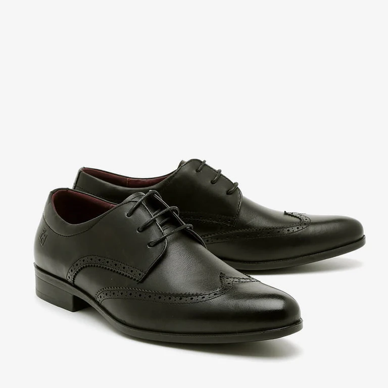 נעלי אלגנט לגברים נעלי חתן 191256 קומפורט שחור