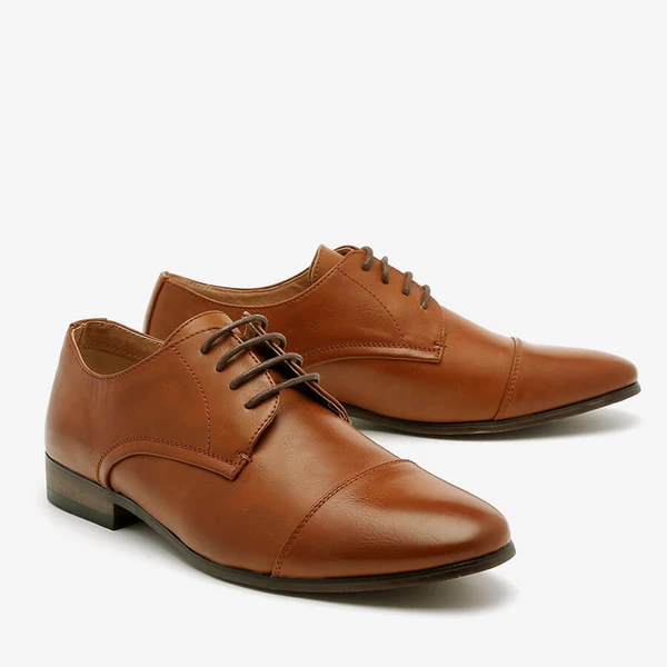 נעלי אלגנט לגברים נעלי חתן 4167515-1 אלגנט חום