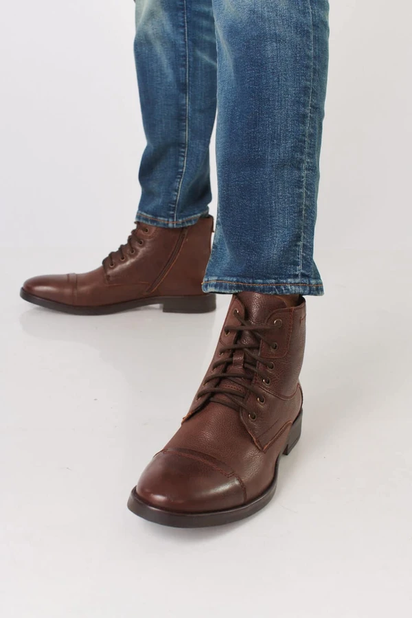 מגף לגבר עור 50784 חום