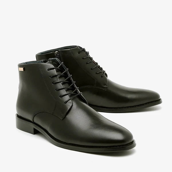 מגף לגבר עור Big Size SY01 שחור