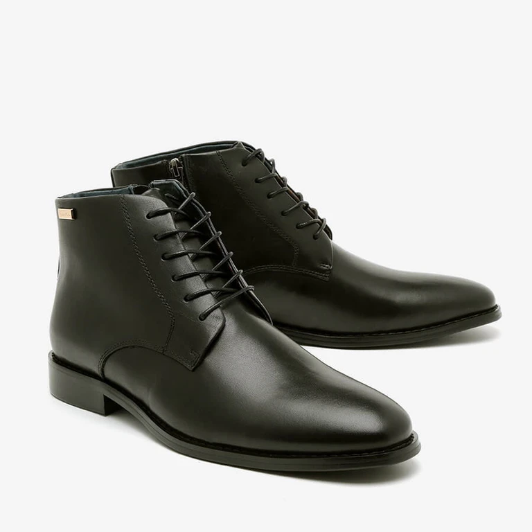 מגף לגבר עור Big Size SY01 שחור