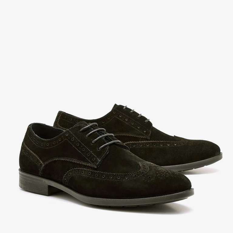 נעלי אלגנט לגברים אוקספורד 182276S שחור