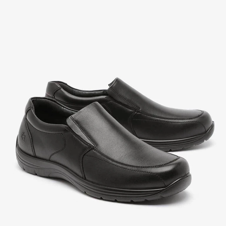 נעלי נוחות מידה גדולה 88085 שחור