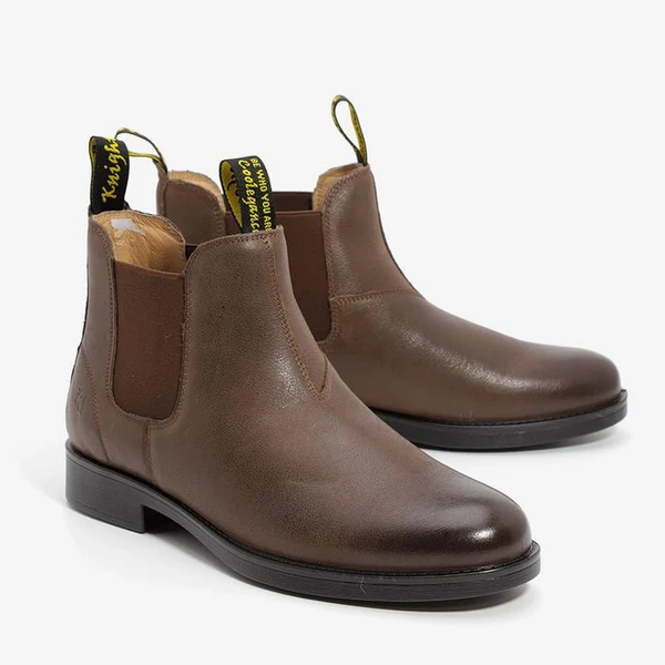 מגף לגבר עור מידה גדולה M20208 חום