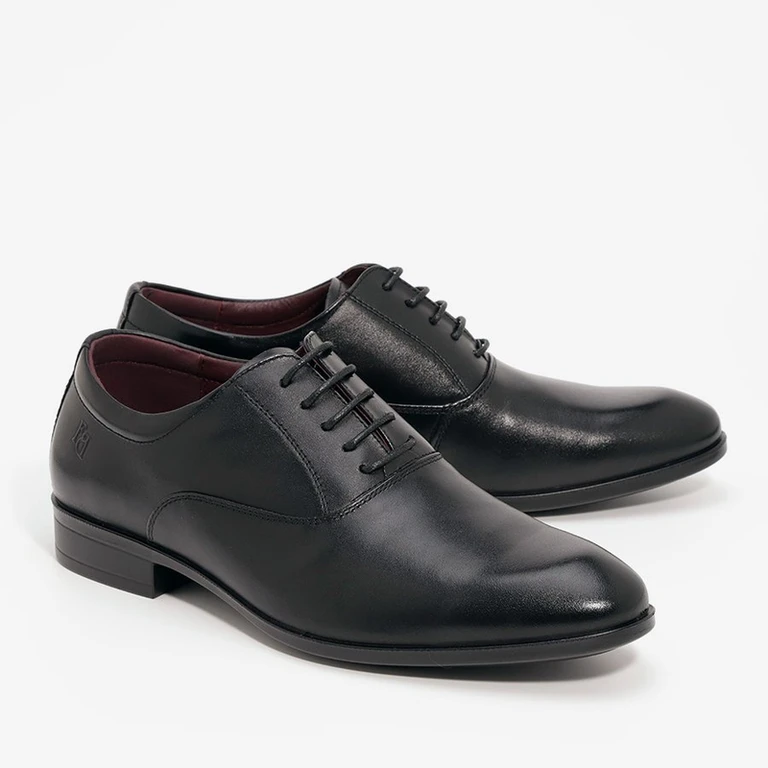 נעלי אלגנט לגברים עור 19222 שחור