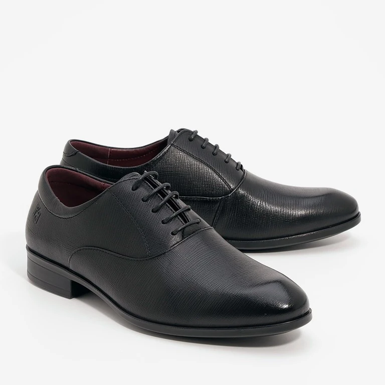 נעלי אלגנט לגברים מידה גדולה 19228 שחור