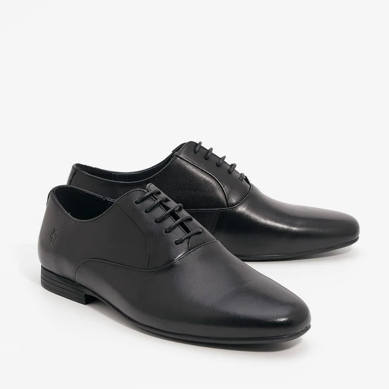 נעלי אלגנט לגברים עור 5703-1 שחור