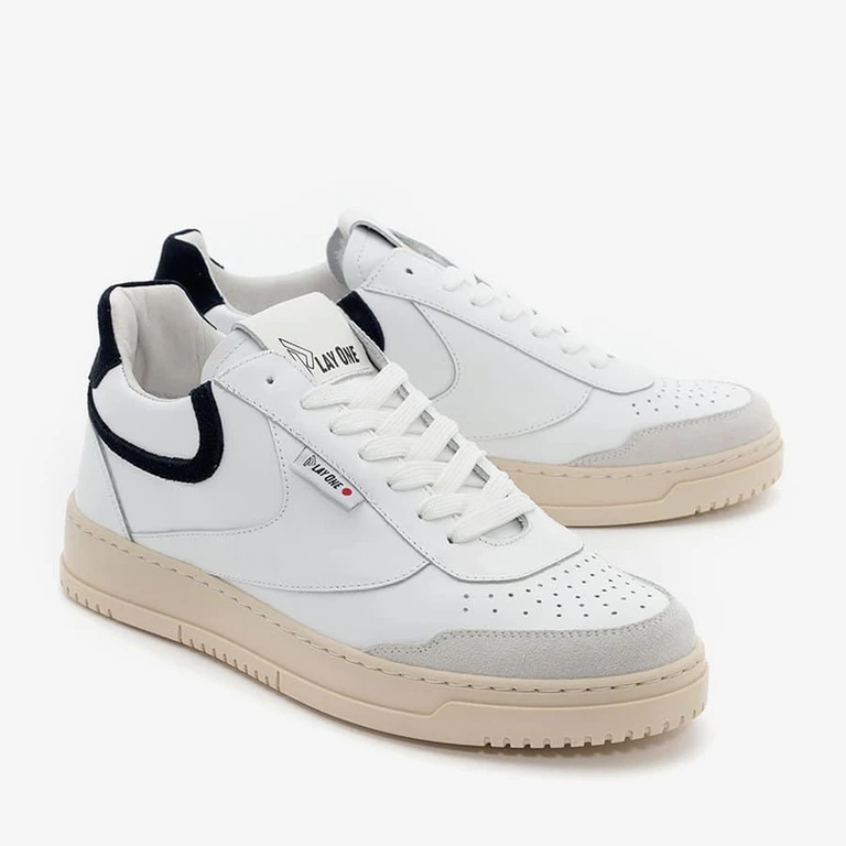 סניקרס לגברים MALAGA פס כחול כהה