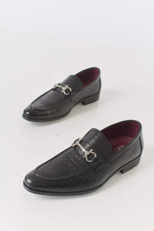 נעלי אלגנט לגברים עור מידה 47 1912527 שחור