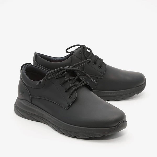 נעלי אלגנט לגברים קומפורט עור מט 5502 שחור