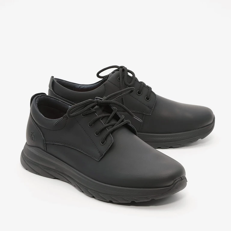 נעלי אלגנט לגברים קומפורט עור מט 5502 שחור