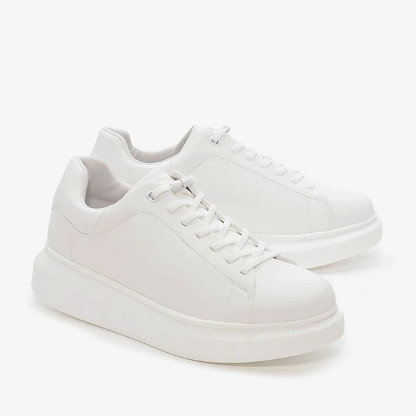 סניקרס סוליה גבוה 9006B לבן