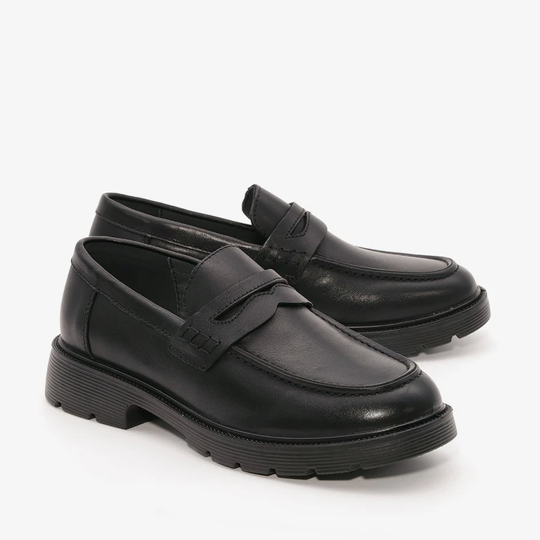 נעלי מוקסין 9405B שחור